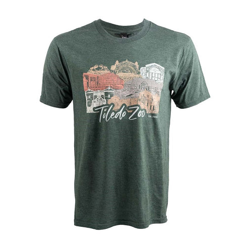 Toledo Zoo's 125th Anniversary Collage T-shirt