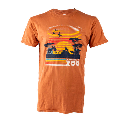 Toledo Zoo and Aquarium Adult Sunset Safari T-Shirt