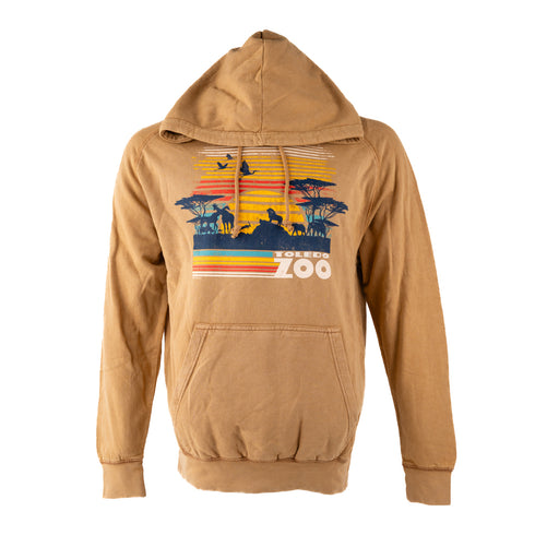 Toledo Zoo Adult Sunset Safari Hoodie