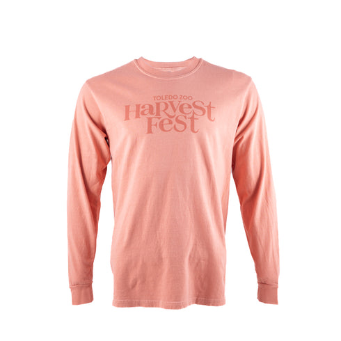 Toledo Zoo Harvest Fest Long Sleeve Terracotta T-Shirt
