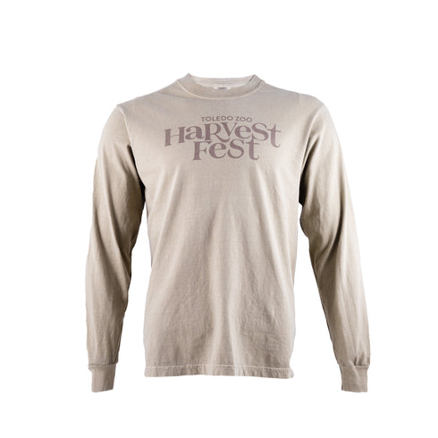 Toledo Zoo Harvest Fest Khaki Long Sleeve T-Shirt