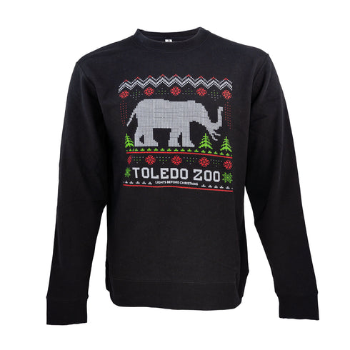 Elephant Ugly Christmas Sweatshirt