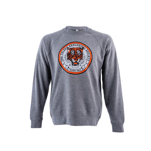 Toledo Zoo Vintage Tiger Crew Sweatshirt