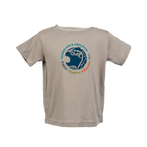 Toledo Zoo Infant T-Shirt with Full Color Full Front Logo