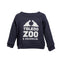 Toledo Zoo Toddler Fleece Sweatshirt with White Stacked Logo