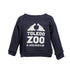 Toledo Zoo Toddler Fleece Sweatshirt with White Stacked Logo