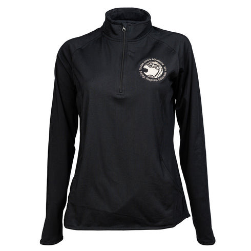 Toledo Zoo 1/4 zip Sport Tek Ladies Pullover