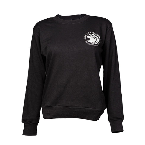 Toledo Zoo Ladies Pullover Sweatshirt with Warm Gray Logo