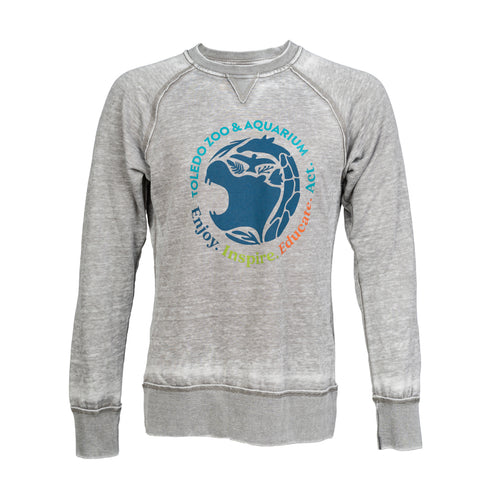 Toledo Zoo Crewneck Sweatshirt with Full Color logo