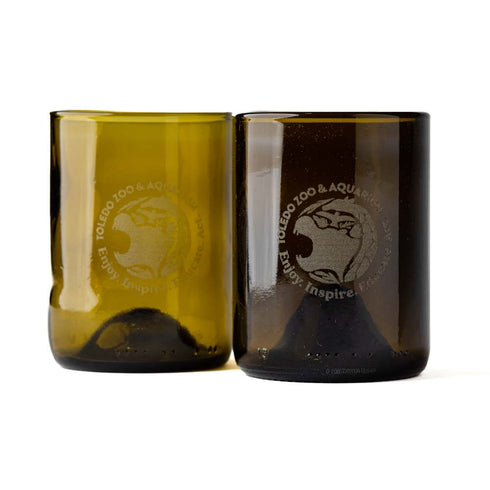 Toledo Zoo Recycled Wine Glass 2pk