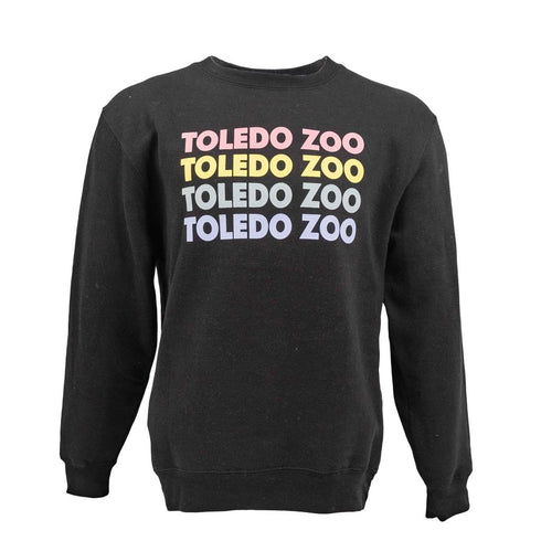 Adult Toledo Zoo Retro Repeat Crewneck