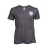 Toledo Zoo Short Sleeve V-Neck T Shirt with Warm Gray Logo
