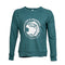 Toledo Zoo Sweatshirt with Full Front Warm Gray Logo
