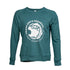 Toledo Zoo Sweatshirt with Full Front Warm Gray Logo