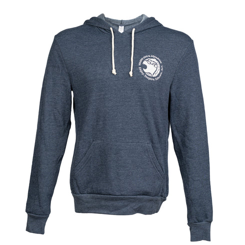 Toledo Zoo Hooded Pullover With Warm Gray Logo