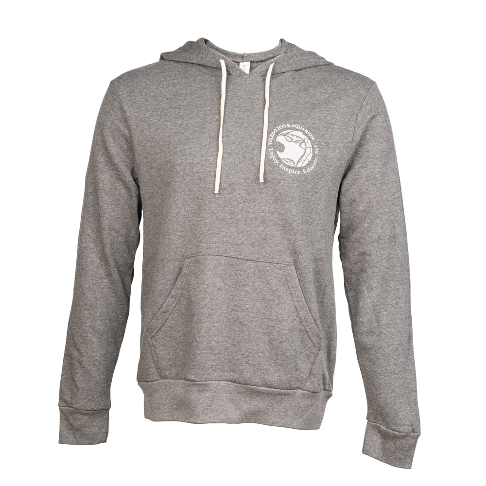 Toledo Zoo Hooded Pullover With Warm Gray Logo – Toledo Zoo & Aquarium ...